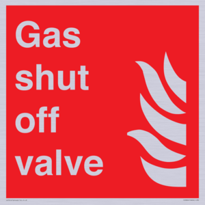 Gas shut off valve